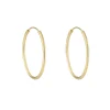Tomfoolery Midi Gold Plated Silver Hoop Hot