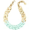 Tomfoolery Milja Short Resin Necklace in Menthol New