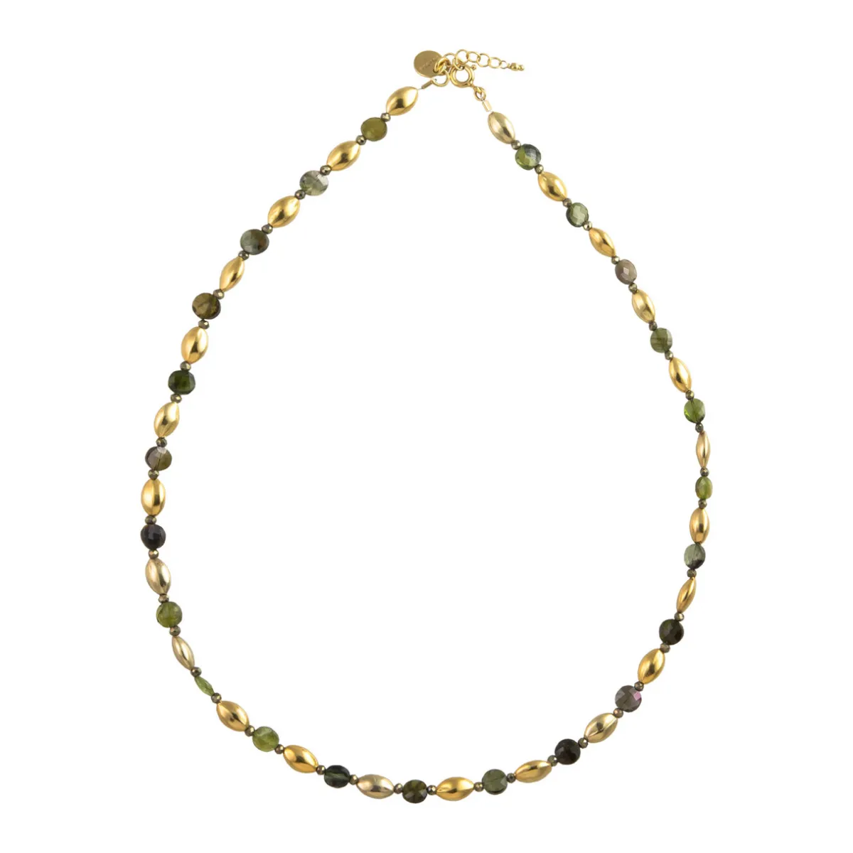 Tomfoolery Mille Deep Green Beaded Necklace Best