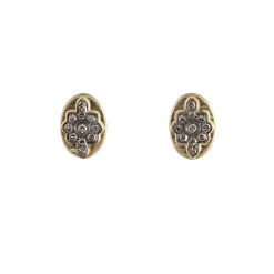 Tomfoolery Mille Moon Diamond Stud Earrings Discount
