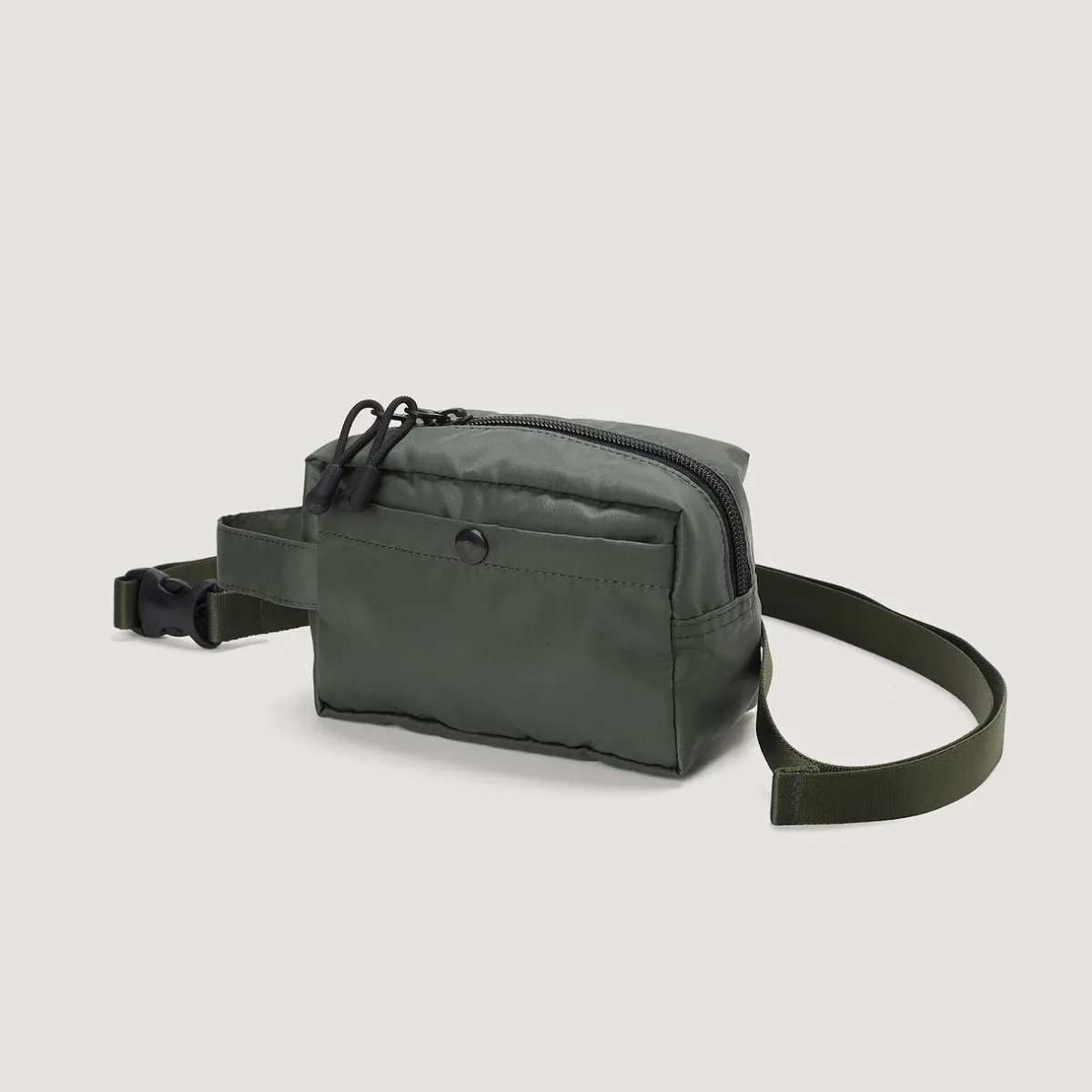 Tomfoolery Mini Belt Pouch in Khaki Green Best