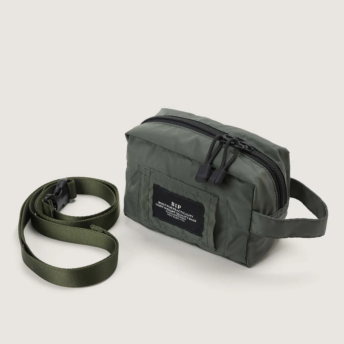 Tomfoolery Mini Belt Pouch in Khaki Green Best