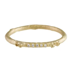 Tomfoolery Mini Diamond Barnacle Ring Outlet