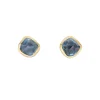 Tomfoolery Mini Irregular Blue Topaz Studs Clearance