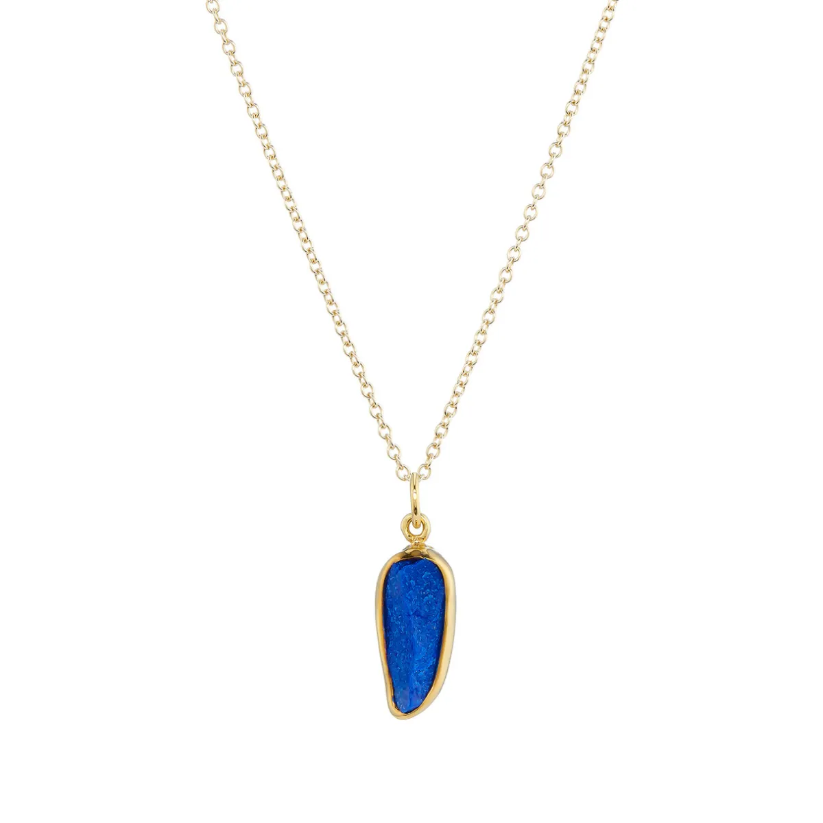 Tomfoolery Mini Irregular Lapis Lazuli Pendant New