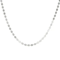 Tomfoolery Mini Linear Square Link Necklace Clearance