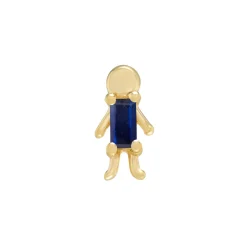 Tomfoolery Mini Moi Baguette Gemstone Stud Fashion