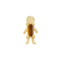 Tomfoolery Mini Moi Baguette Gemstone Stud Fashion
