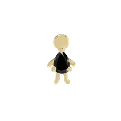 Tomfoolery Mini Moi Pear Gemstone Stud Fashion