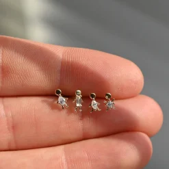 Tomfoolery Mini Moi Princess Gemstone Stud Sale