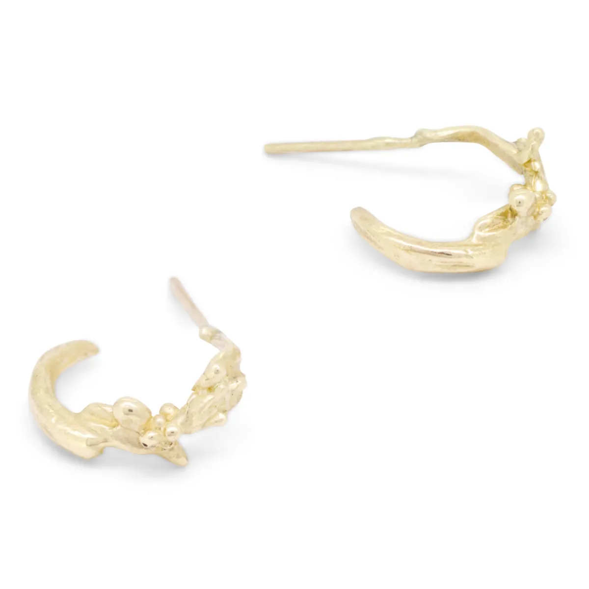 Tomfoolery Mini Molten Gold Hoops Clearance