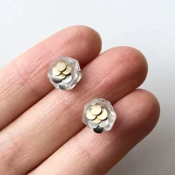 Tomfoolery Mini Murmur Studs Two Tone(Out of Stock) Outlet