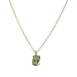 Tomfoolery Mint Tourmaline Oval Pendant Outlet