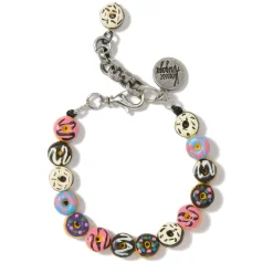 Tomfoolery Miss Frosty Ceramic Donut Charm Bracelet Clearance