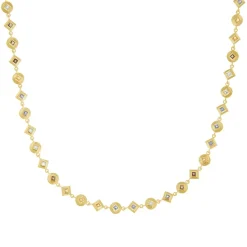 Tomfoolery Mixed Cut Statement Gemstone Necklace Sale