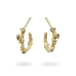 Tomfoolery Mixed Diamond Hoops Discount