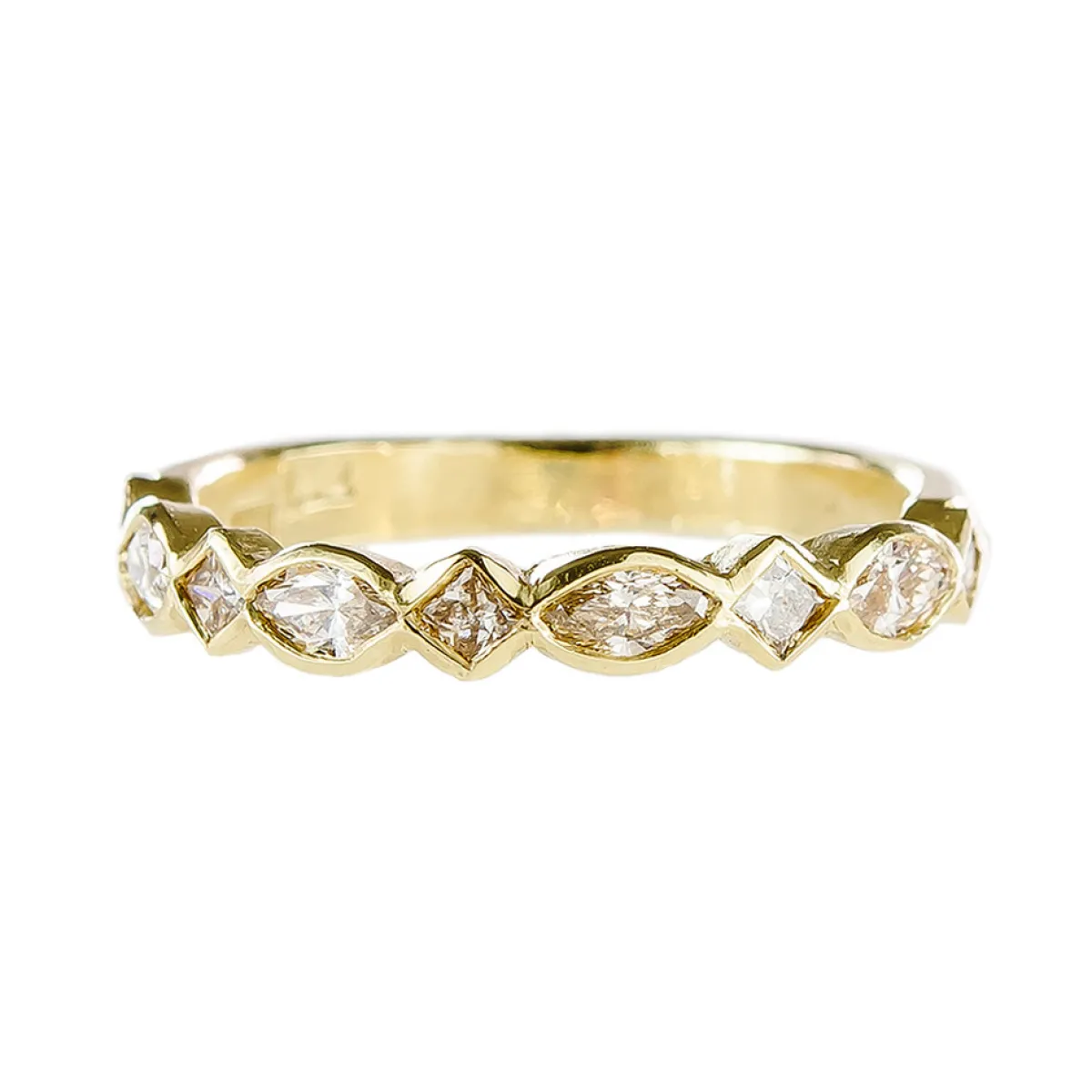 Tomfoolery Mixed-Cut Diamond & 18ct Yellow Gold Ring Outlet