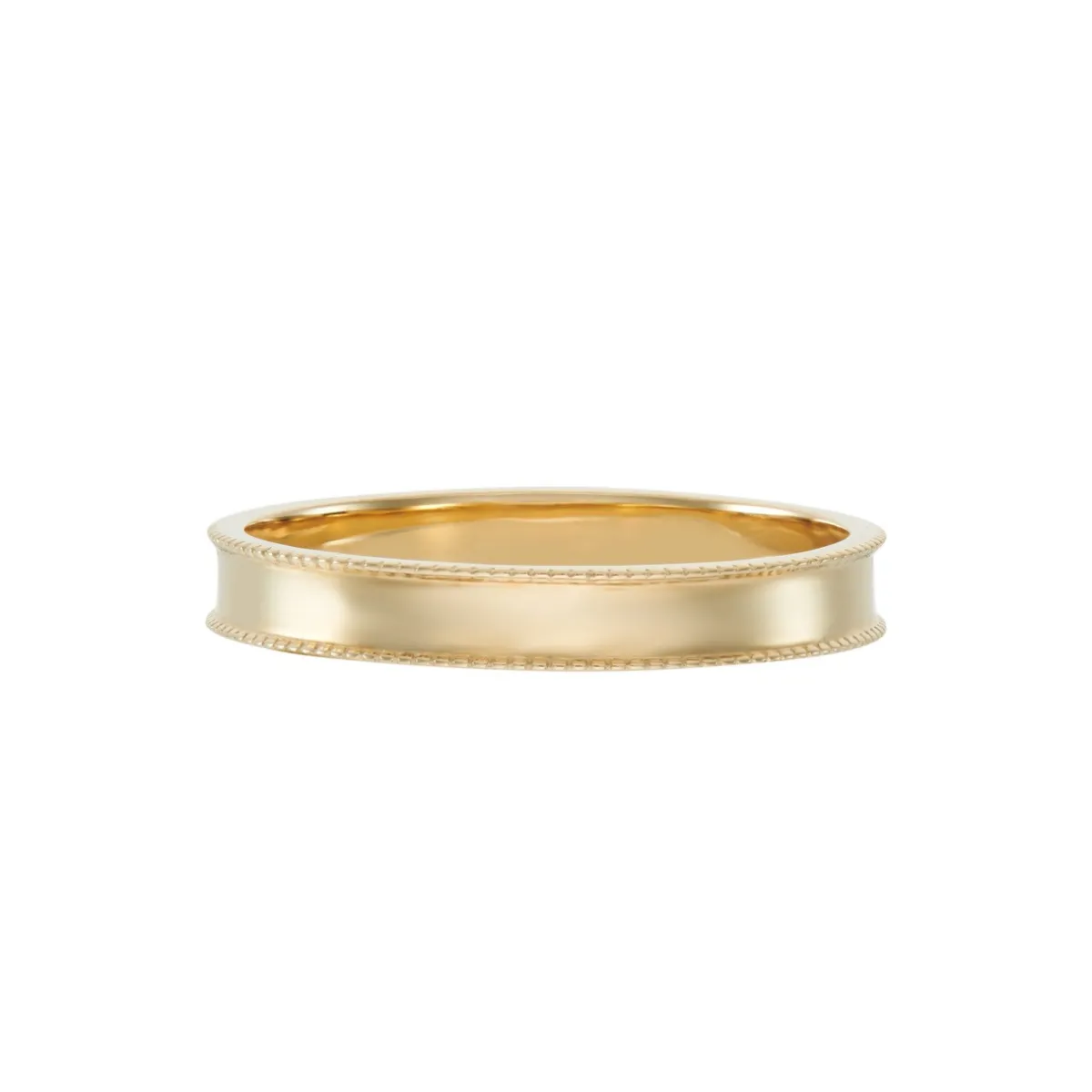 Tomfoolery 3mm Dala Milgrain Edged Band Fashion