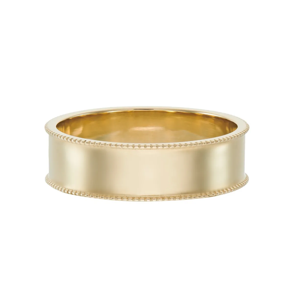 Tomfoolery 5.5mm Dala Milgrain Edged Band New