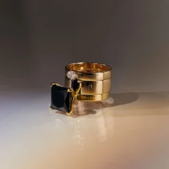 Tomfoolery 5.5mm Flat Band in 14ct Yellow Gold Clearance