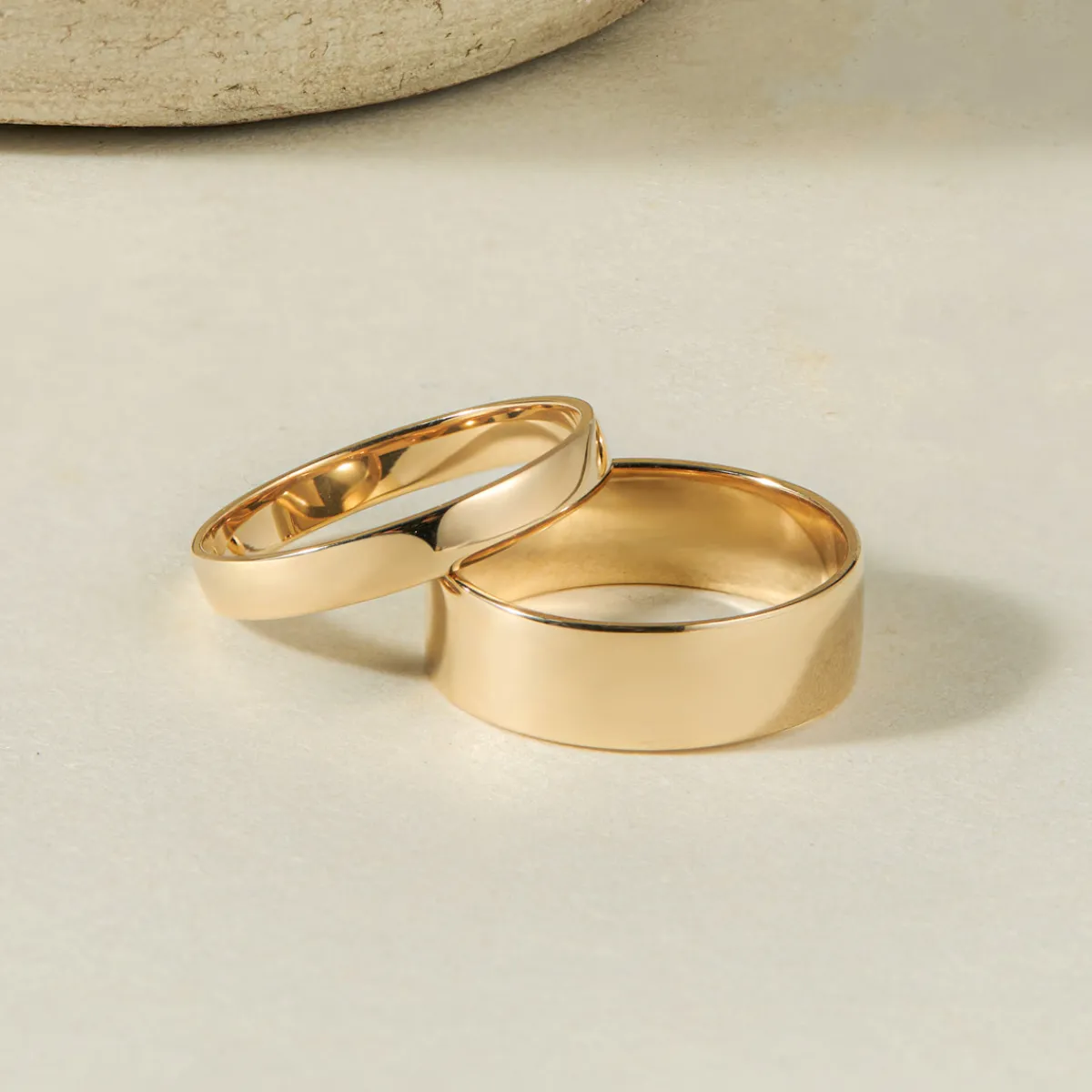 Tomfoolery 3mm Flat Band in 14ct Yellow Gold Best