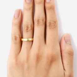 Tomfoolery 4mm Gold Chain Ring Sale
