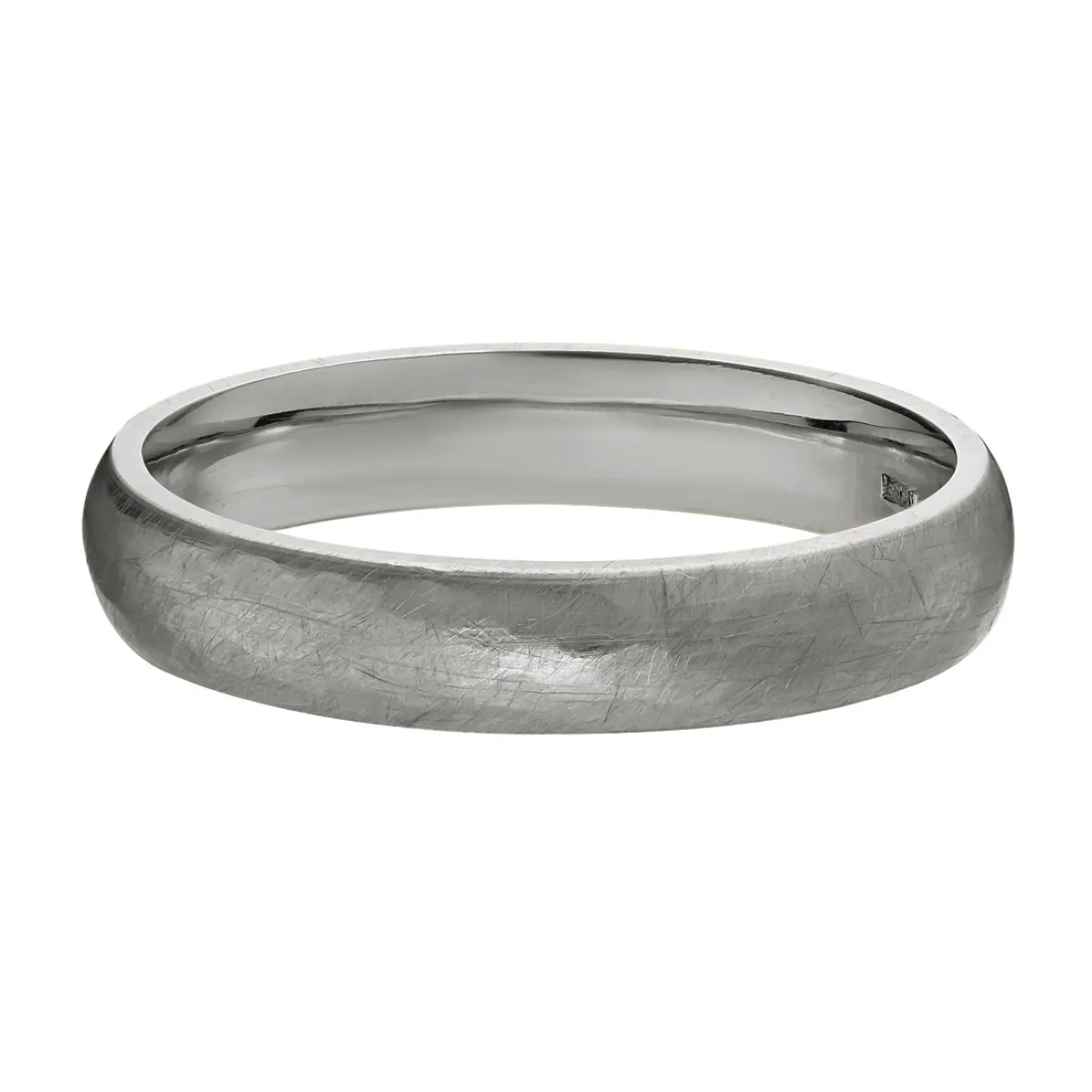 Tomfoolery 4mm Gold Hammered Stone Band Outlet