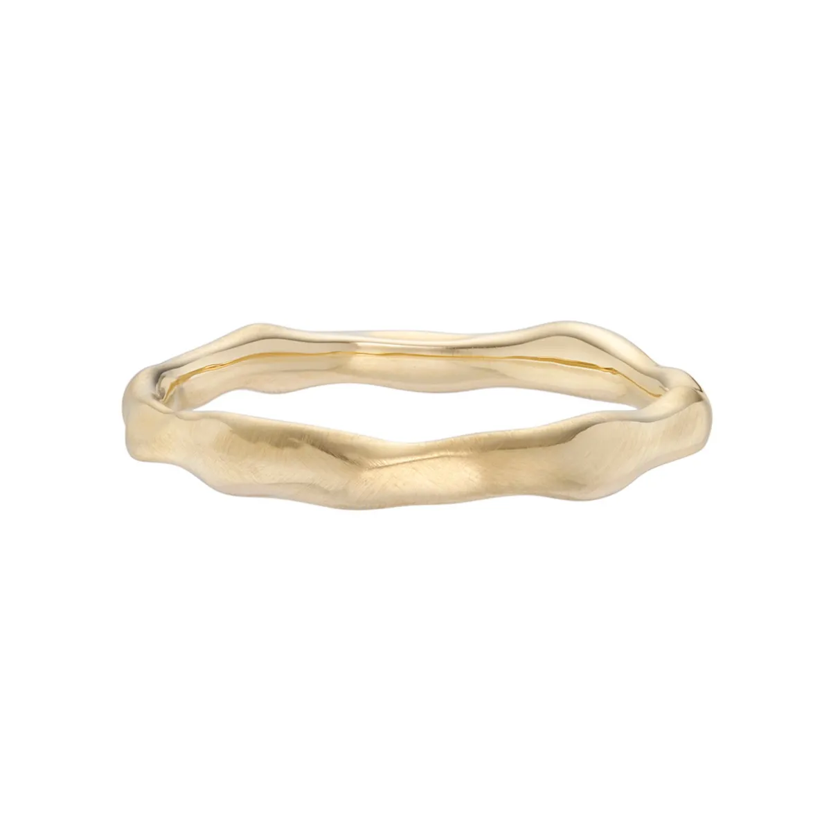 Tomfoolery 3mm Gold Organic Band Hot