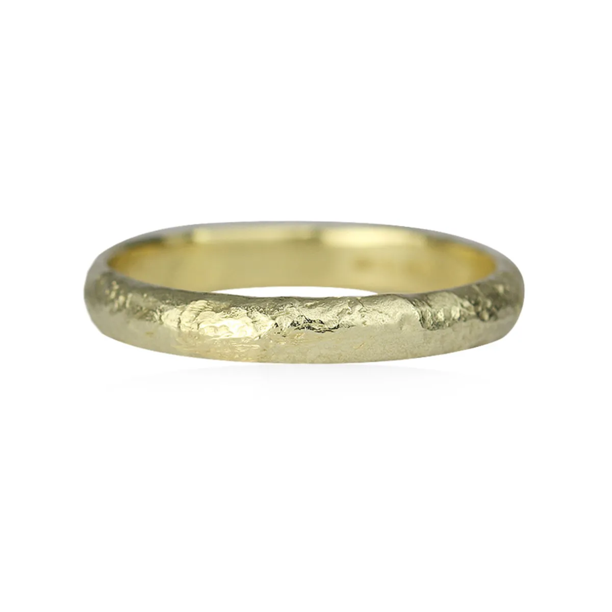 Tomfoolery 3mm Rustic Textured Plain Ring Best