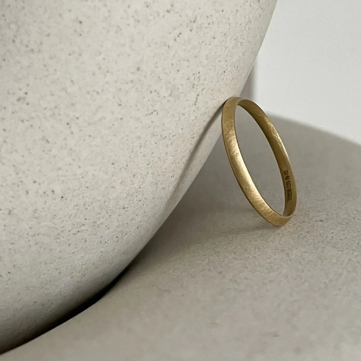 Tomfoolery 2mm Signature Geometric Wedding Band New