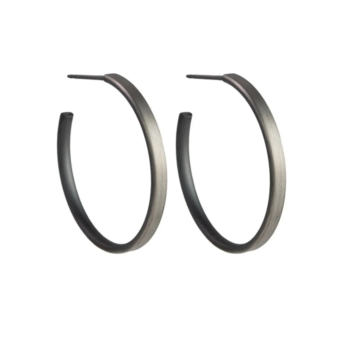 Tomfoolery 25mm Titanium Stud Hoops Fashion
