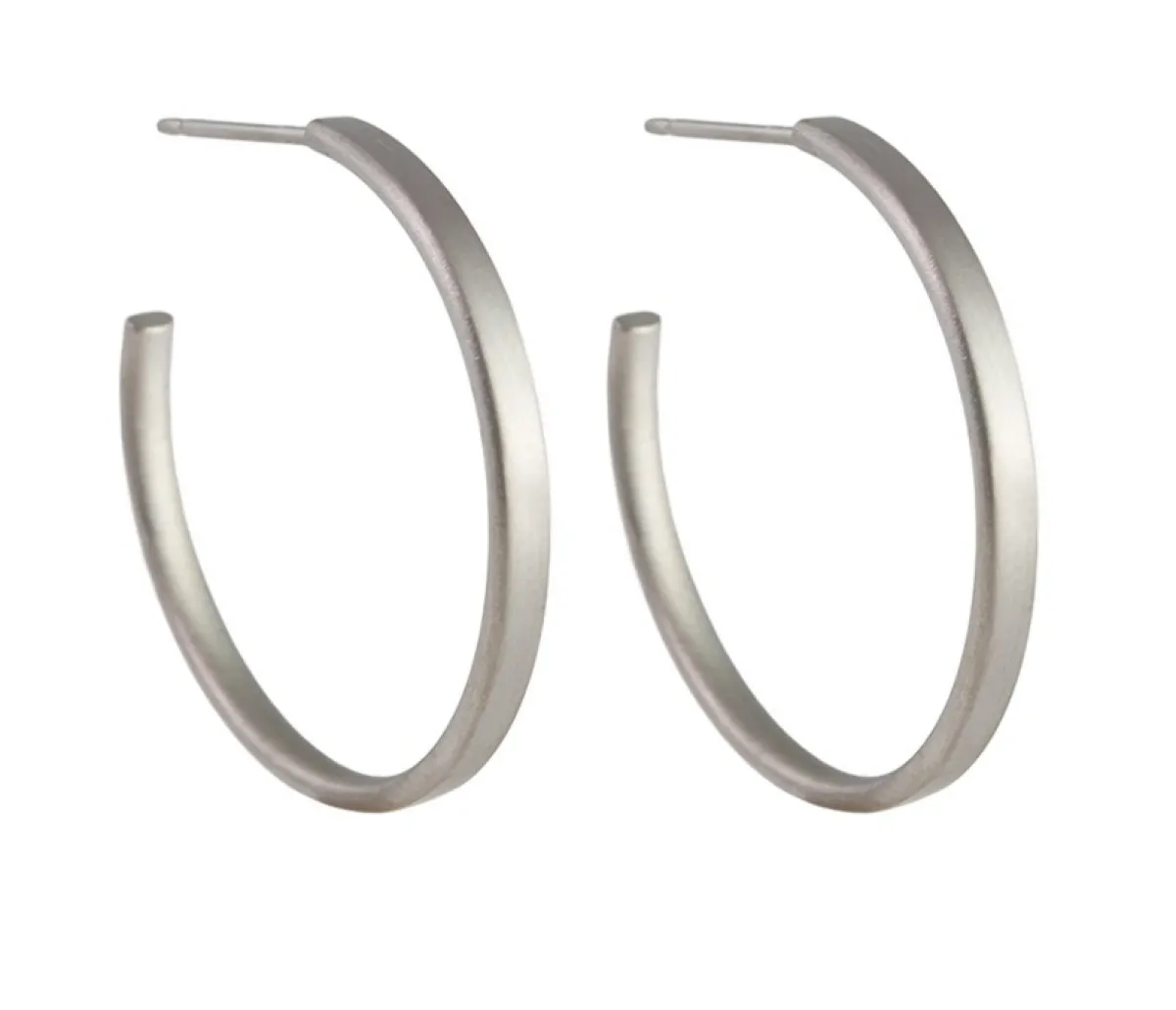 Tomfoolery 25mm Titanium Stud Hoops Fashion
