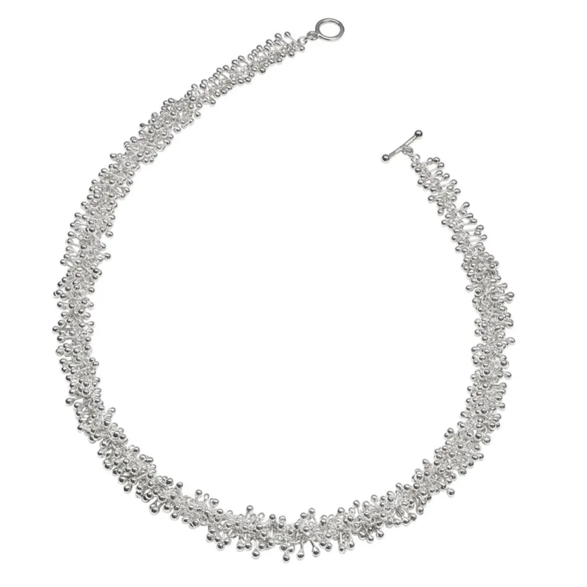 Tomfoolery Molecule Silver Necklace Best
