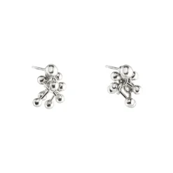 Tomfoolery Molecule Silver Stud Earrings Sale