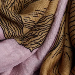 Tomfoolery Montana 70 Printed Scarf Nude Hot