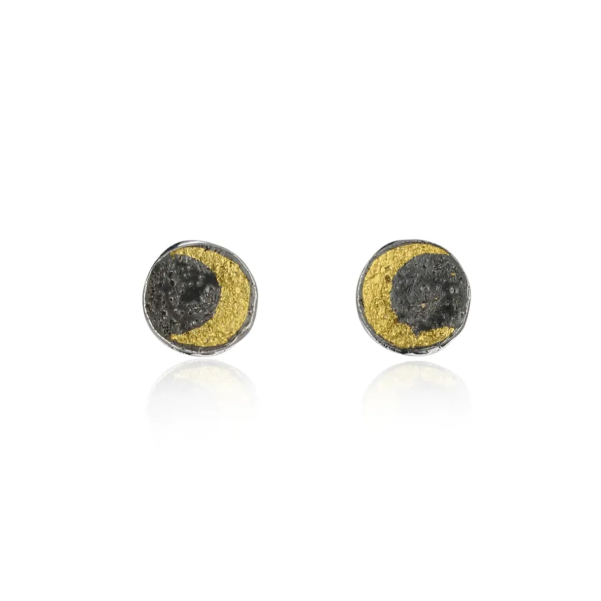 Tomfoolery Moon Disc Studs Fashion