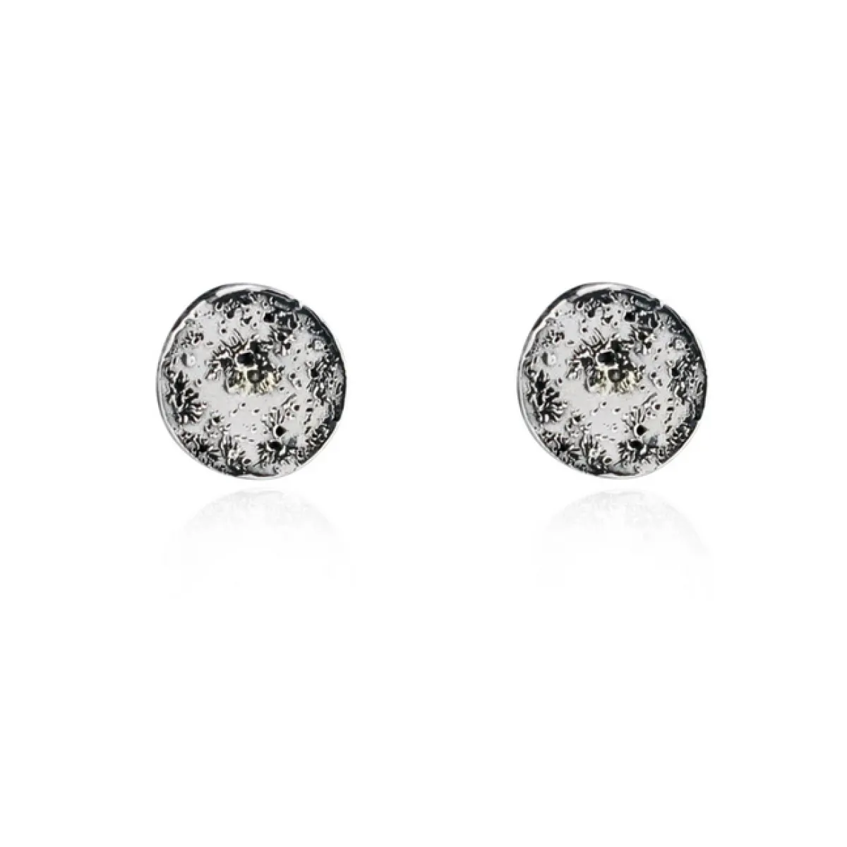Tomfoolery Moon Disc Studs Fashion