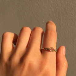 Tomfoolery Morganite Teardrop Dew Ring Hot