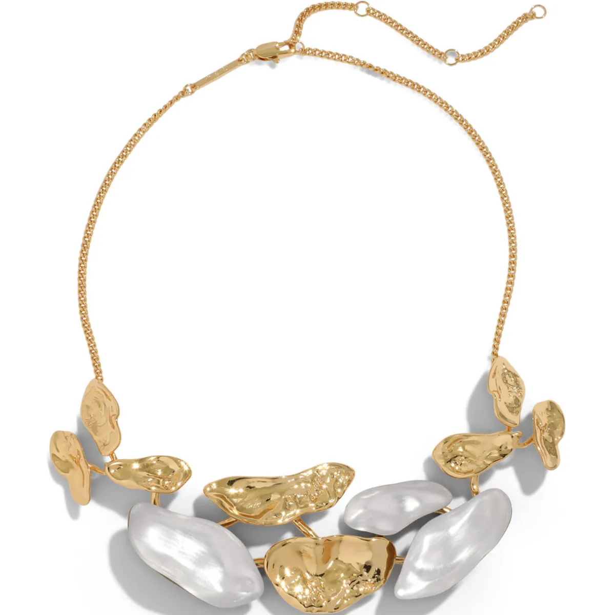 Tomfoolery Mosaic Lucite Bib Necklace Clearance