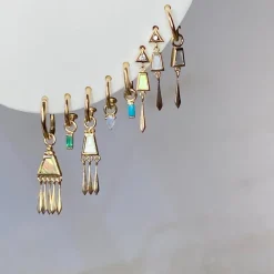 Tomfoolery Mother Of Pearl Drop Stud Sale