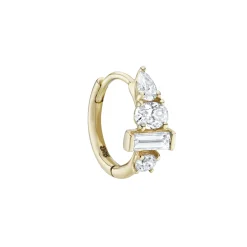Tomfoolery Multi Claw Diamond Clicker Hoop Best