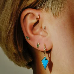 Tomfoolery Multi Claw Duo Gemstone Stud Online