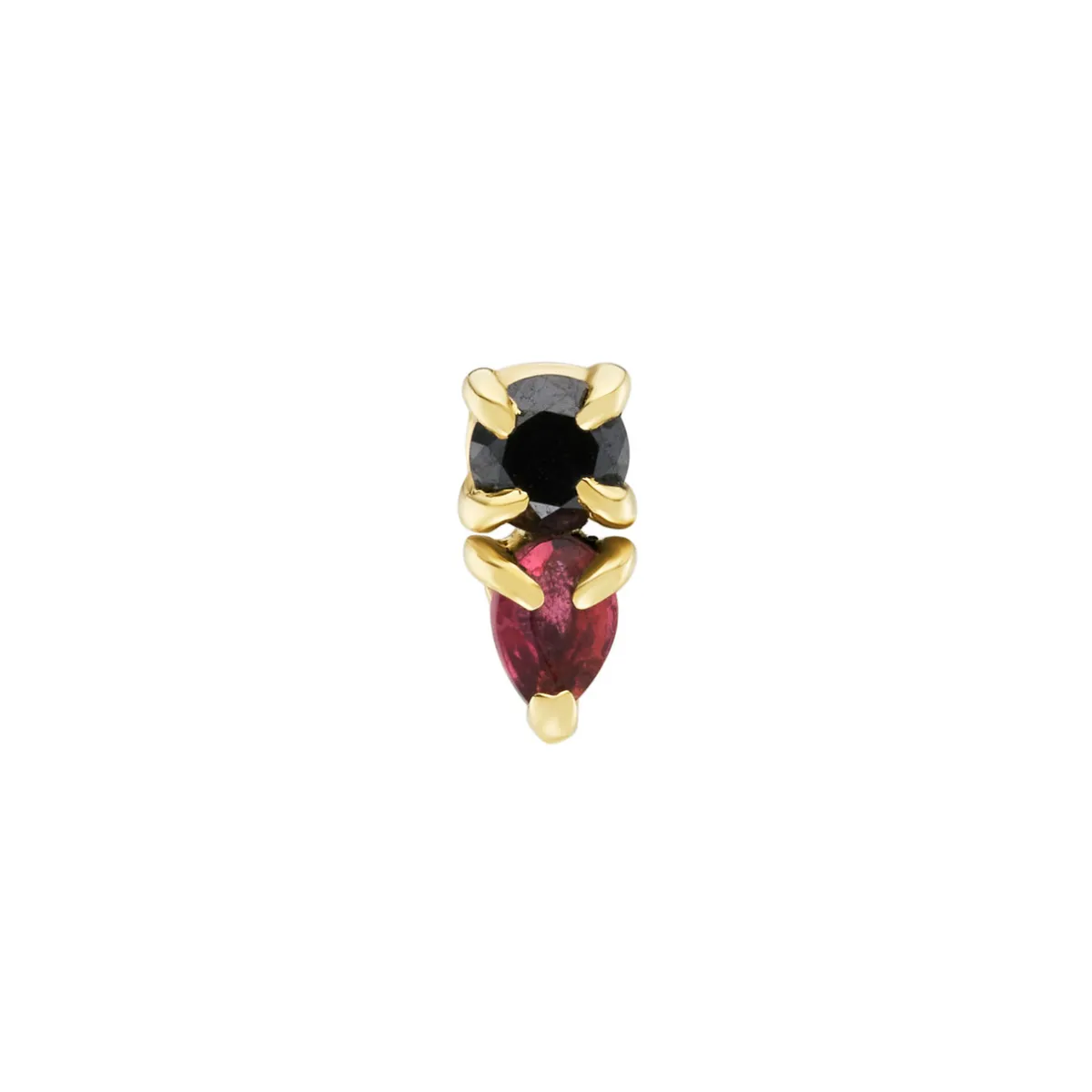 Tomfoolery Multi Claw Duo Gemstone Stud Online