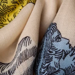 Tomfoolery Multi Etole 100 Wool Astrologie Scarf Clearance