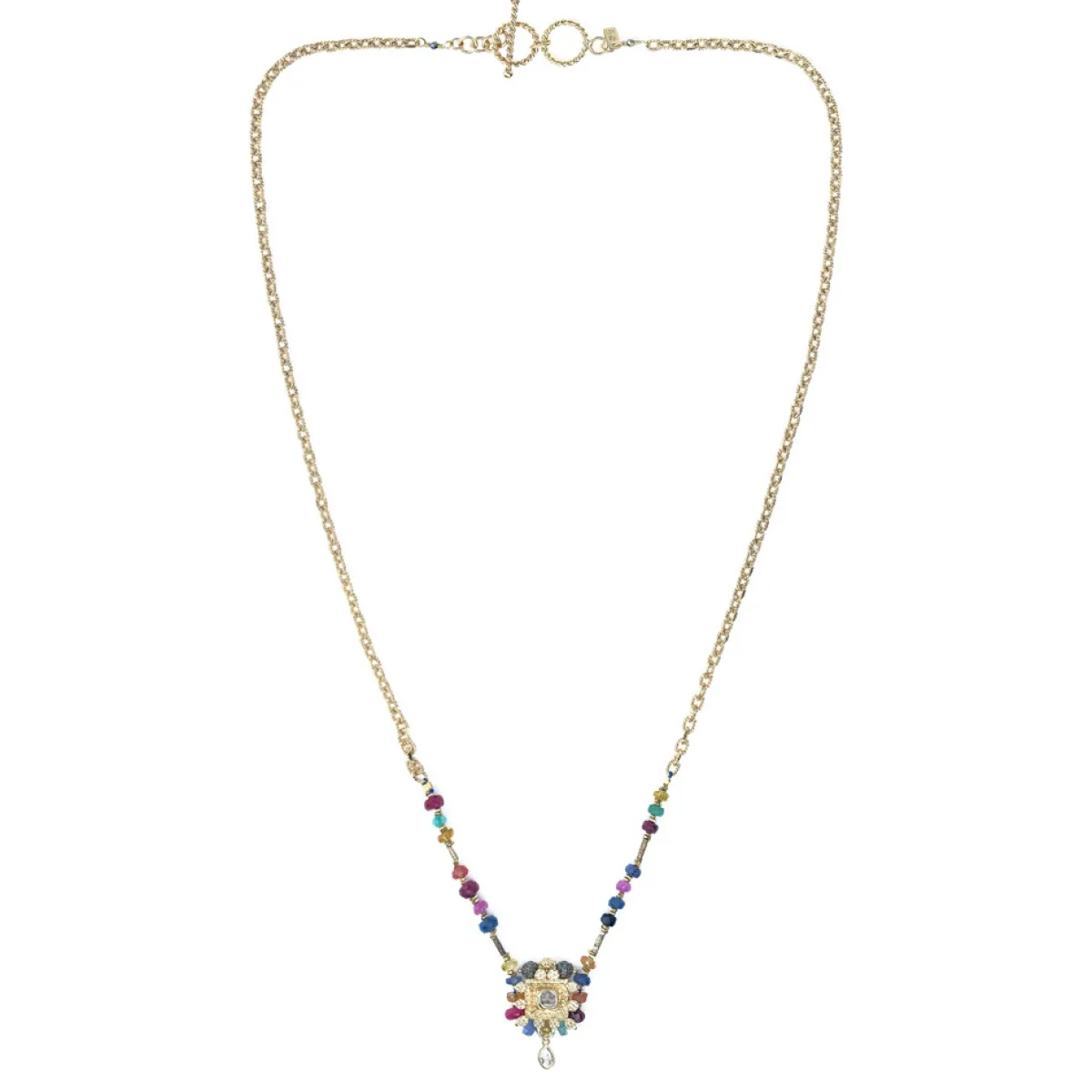 Tomfoolery N° 803 Bis Beaded Gemstone Necklace Hot