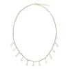 Tomfoolery N° 607 Gold Fringe & Polki Diamond Necklace Clearance