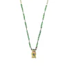 Tomfoolery N° 799 Green Agate & Sapphire Beaded Necklace Best