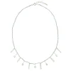 Tomfoolery N° 607 Silver Fringe & Polki Diamond Necklace Sale