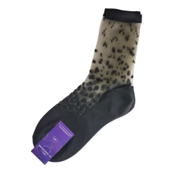 Tomfoolery Nakameguro Black Transparent Socks Hot