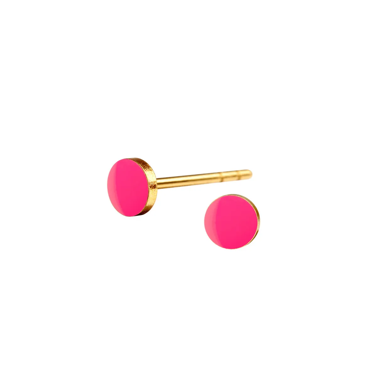 Tomfoolery Neon Enamel Tiny Spot Studs Best